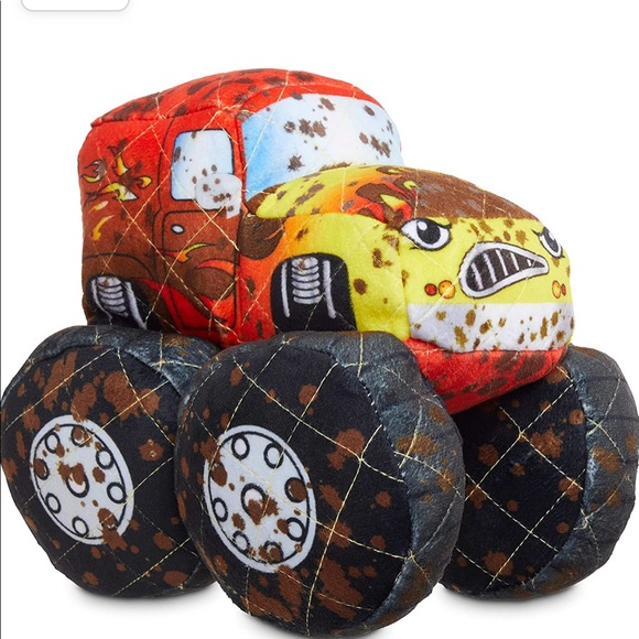 Leaps & Bounds Dog New Monster Truck Tough Plush Dog Toy Kevlar